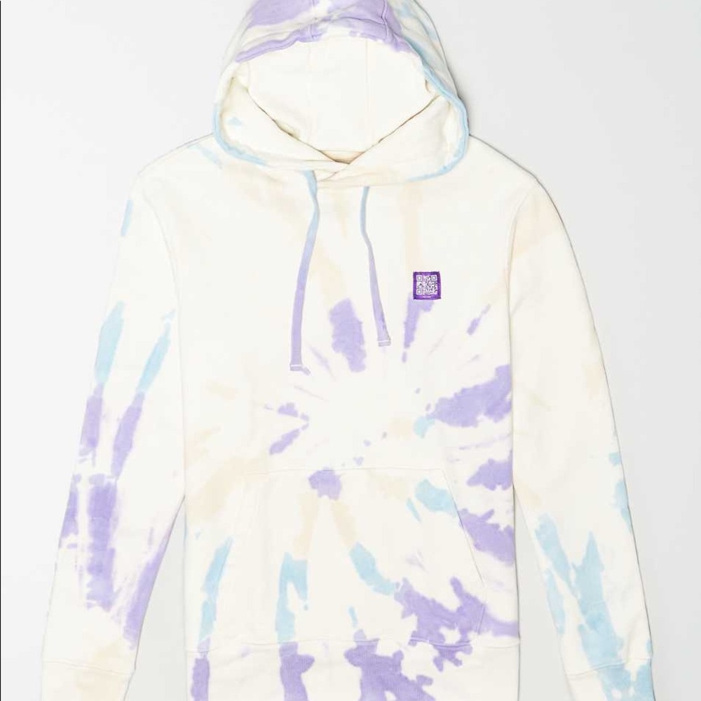 AExME Council delivering good tie dye hoodie sz Md